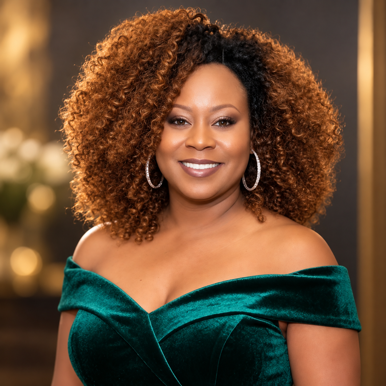 Charmaine Byers — red carpet experience portrait